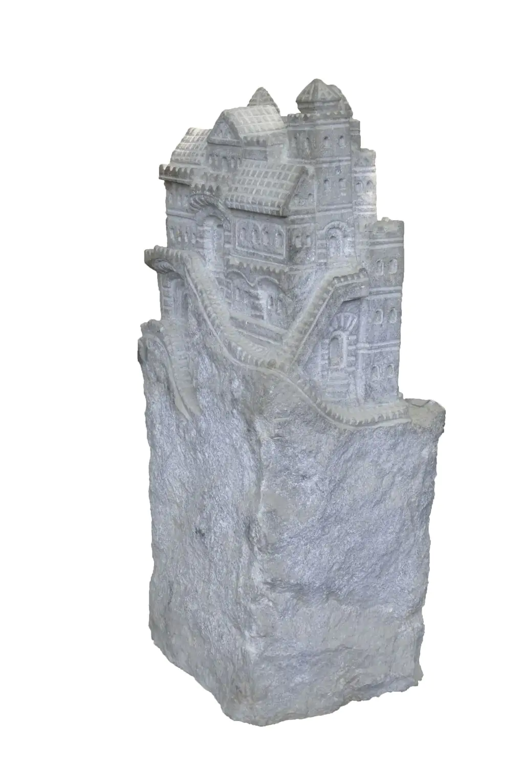  Product image 4 of the product “Castle on the rock as sample, 80cm Height, Natural stone, Riverstone ”